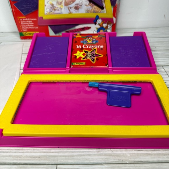 Vintage Mickey’s Stuff for Kids Mixed-up Adventures Crayon Rubbing Plates - Picture 4 of 8
